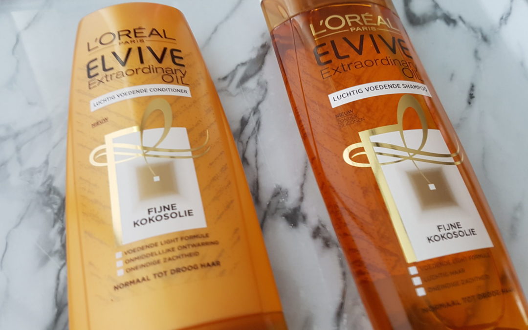 Haar verzorging: L’Oréal Paris Elvive Extraordinary Oil Fijne Kokosolie Shampoo & Conditioner