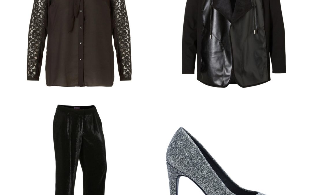 Plus Size Fashion Friday: Black velvet pants