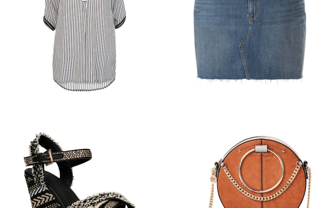Plus Size Fashion Friday || Jeans skirts