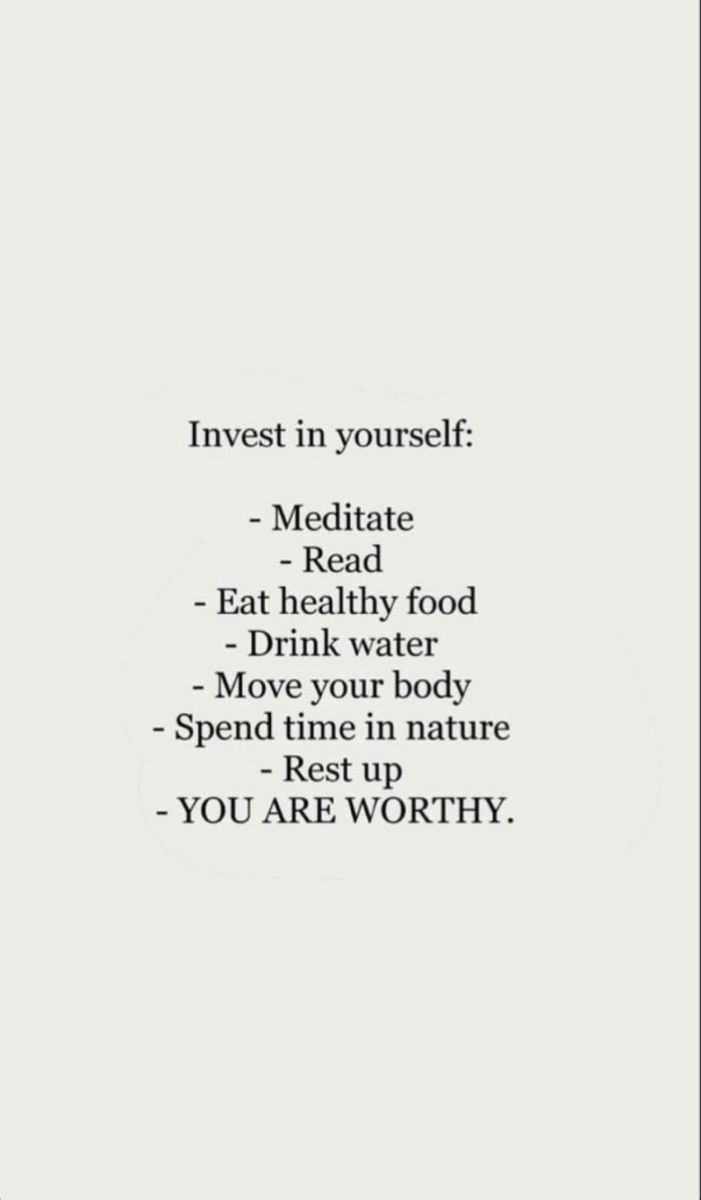 Always invest in yourself